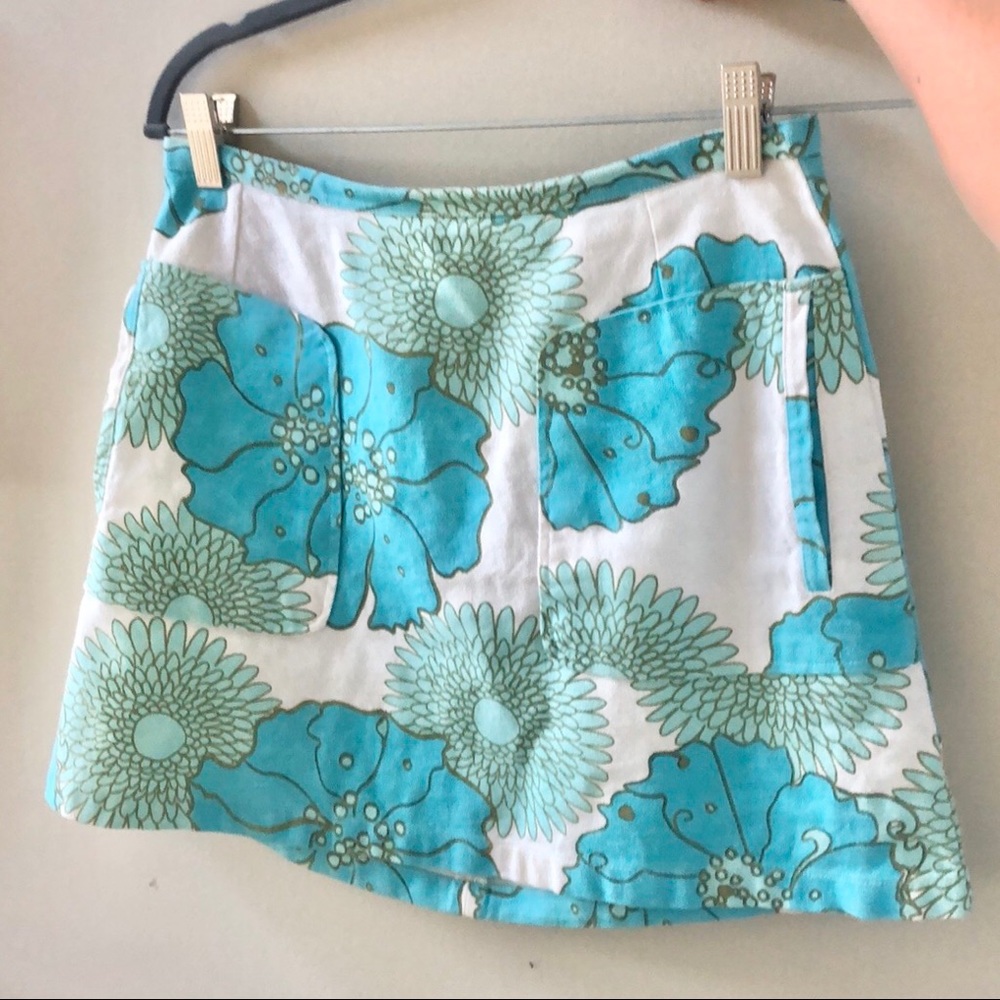 TopShop Patterned Mini Skirt
